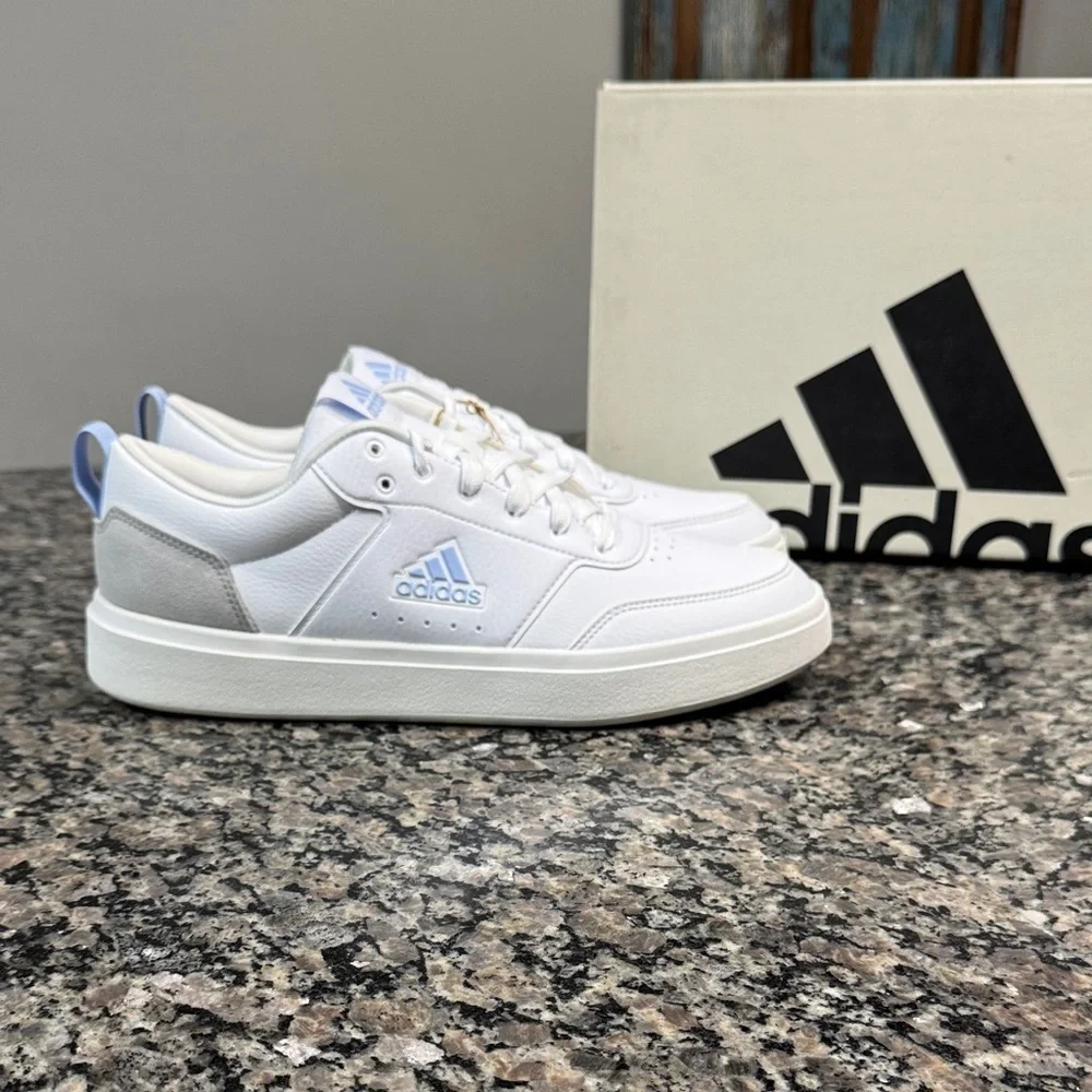 Adidas White and Light Blue Sneakers NWT 11